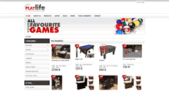Desktop Screenshot of playlife.be