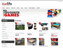 Tablet Screenshot of playlife.be