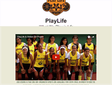 Tablet Screenshot of playlife.org